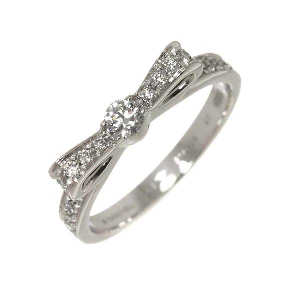 CHANEL 18k Silver Diamond Ring #47 - Picture 1 of 10